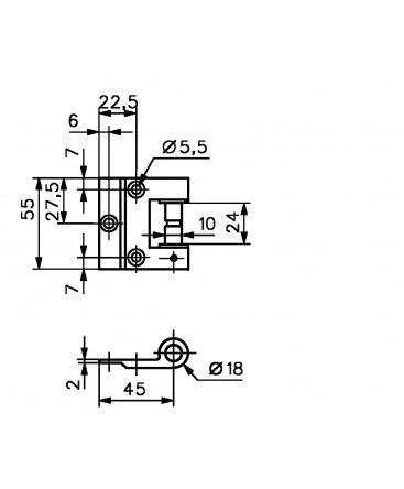 FICHE STREMLER 3206 APPLIQUE HUISSERIES BOIS