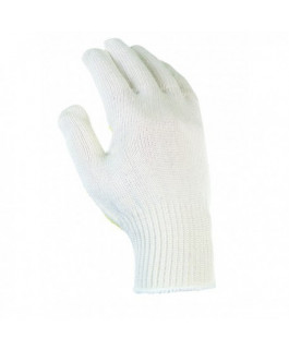 GANTS COTON TRICOTE BLANC