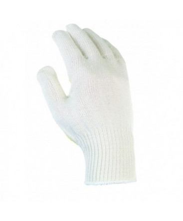 GANTS COTON TRICOTE BLANC